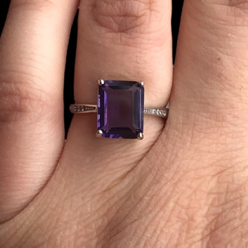 STERLING SILVER AMETHYST - Picture 7 of 12